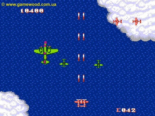 Скриншот игры 1943: The Battle of Midway (1943: The Battle of Valhalla) | Dendy (NES) | Противник стал еще сильнее