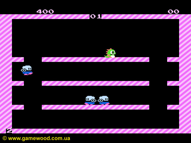 Скриншот игры Bubble Bobble | Dendy (NES) | Забавная аркада