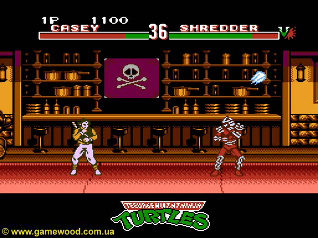 Скриншот игры Teenage Mutant Ninja Turtles: Tournament Fighters | Dendy (NES) | Магия в действии