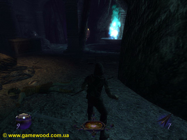 Скриншот игры Thief 3: Deadly Shadows («Thief 3: Тень смерти») | PC | Куршоков здесь очень много