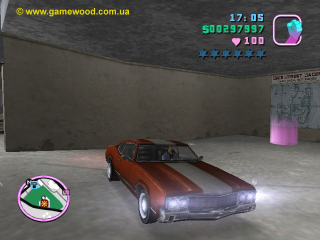 Скриншот игры Grand Theft Auto: Vice City | PC | Автомобиль Sabre Turbo