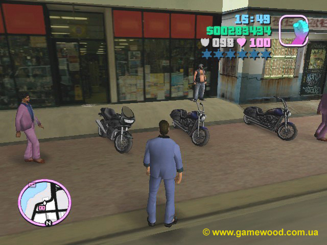 Скриншот игры Grand Theft Auto: Vice City | PC | Мотоциклы на любой вкус