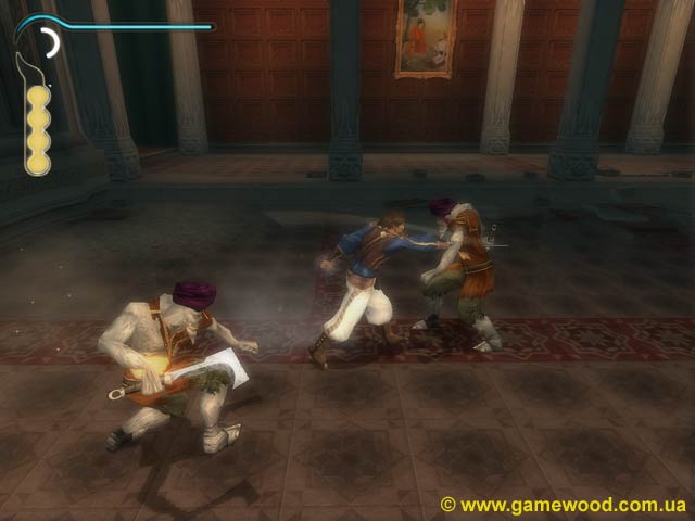 Скриншот игры Prince of Persia: The Sands of Time («Принц Персии: Пески времени») | PC | Первая битва