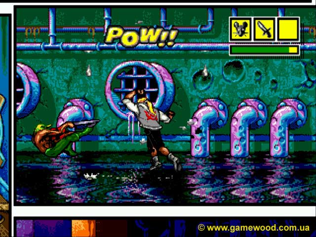 Скриншот игры Comix Zone | Sega Mega Drive 2 (Genesis) | Решающий удар