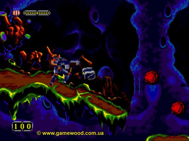Скриншот игры Doom Troopers: The Mutant Chronicles | Sega Mega Drive 2 (Genesis) | Уровень «Меркурий 1»