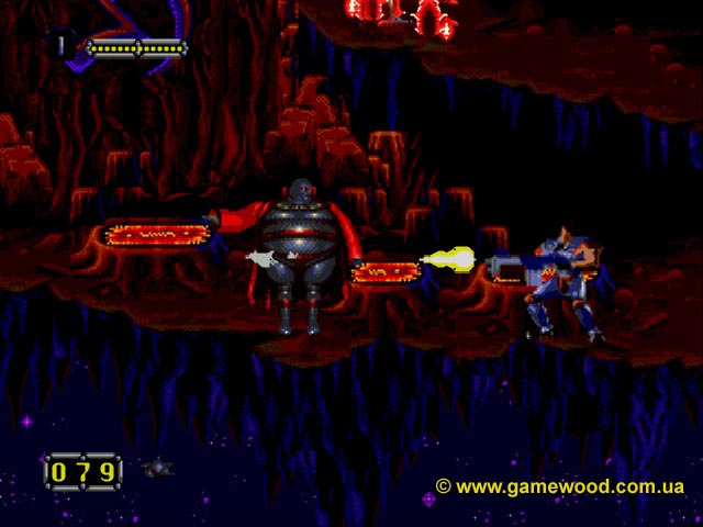 Скриншот игры Doom Troopers: The Mutant Chronicles | Sega Mega Drive 2 (Genesis) | Второй босс