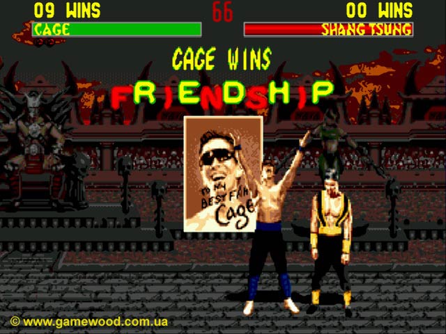 Скриншот игры Mortal Kombat 2 («Смертельный бой 2») | Sega Mega Drive 2 (Genesis) | Friendship