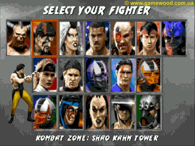 Скриншот игры Mortal Kombat 3 | Sega Mega Drive 2 (Genesis) | Секретные бойцы