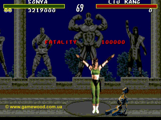 Скриншот игры Mortal Kombat («Мортал Комбат») | Sega Mega Drive 2 (Genesis) | Весёлая Соня