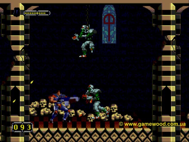 Скриншот игры Doom Troopers: The Mutant Chronicles | Sega Mega Drive 2 (Genesis) | Уровень «Неро 2»