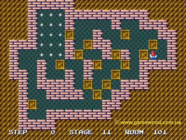 Скриншот игры Shove It! The Warehouse Game (Sokoban) | Sega Mega Drive 2 (Genesis) | Комната 101