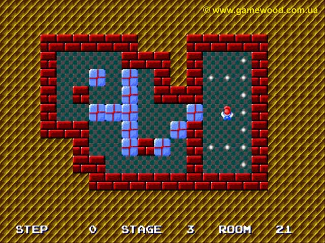 Скриншот игры Shove It! The Warehouse Game (Sokoban) | Sega Mega Drive 2 (Genesis) | Комната 21