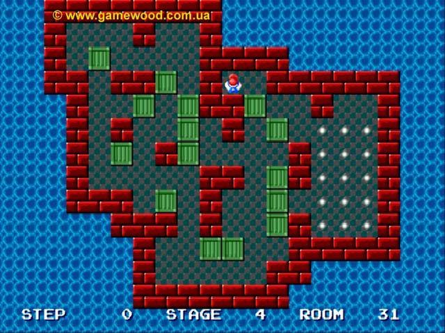 Скриншот игры Shove It! The Warehouse Game (Sokoban) | Sega Mega Drive 2 (Genesis) | Комната 31
