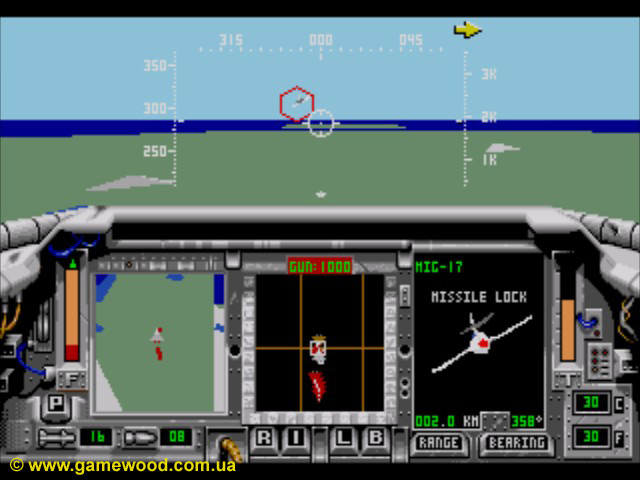 Скриншот игры F-15: Strike Eagle 2 | Sega Mega Drive 2 (Genesis) | Взлет