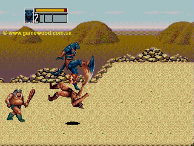 Скриншот игры Golden Axe 3 | Sega Mega Drive 2 (Genesis) | Воин-пантера