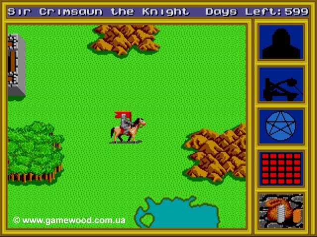 Скриншот игры King's Bounty (King's Bounty: A Conqueror's Quest, King's Bounty: The Conqueror's Quest) | Sega Mega Drive 2 (Genesis) | Странствия