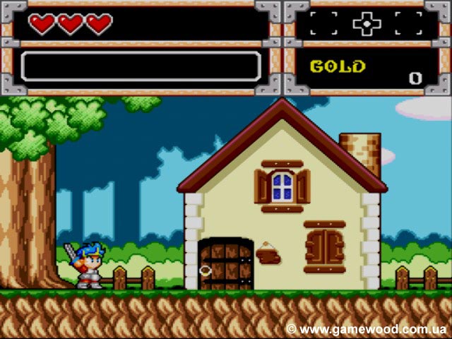 Скриншот игры Wonder Boy in Monster World | Sega Mega Drive 2 (Genesis) | В мире монстров