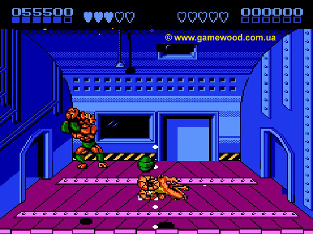 Скриншот игры Battletoads & Double Dragon: The Ultimate Team | Dendy (NES) | Хороший удар