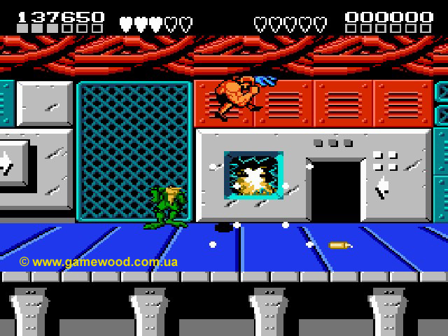 Скриншот игры Battletoads & Double Dragon: The Ultimate Team | Dendy (NES) | Доигрался с огнем