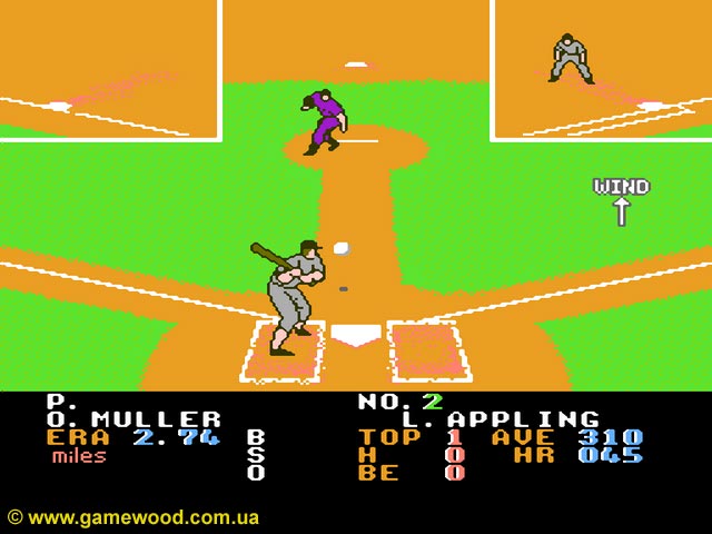 Скриншот игры Bandai Baseball: Legends of the Diamond | Dendy (NES) | Решающий удар