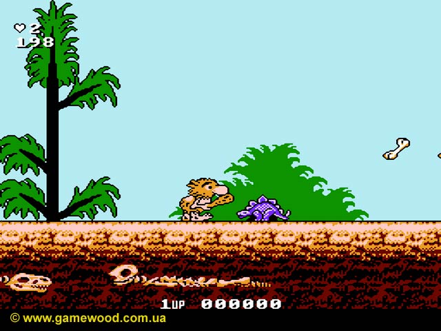 Скриншот игры Big Nose: The Caveman | Dendy (NES) | Маленький, но опасный