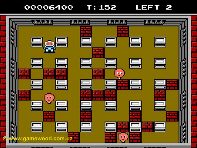 Скриншот игры Bomberman 2 (Dynablaster) | Dendy (NES) | Бомбы тоже надо уметь ставить