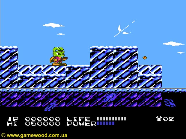 Скриншот игры Bucky O'Hare | Dendy (NES) | На «Голубой планете»