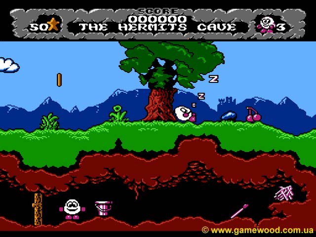 Скриншот игры Dizzy: The Adventurer | Dendy (NES) | Выход где-то рядом