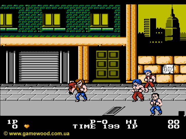 Скриншот игры Double Dragon | Dendy (NES) | Похищение