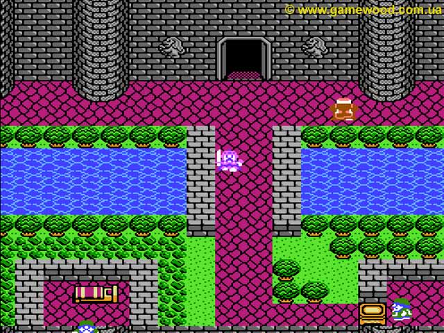 Скриншот игры Dragon Warrior 4 | Dendy (NES) | Королевские окрестности