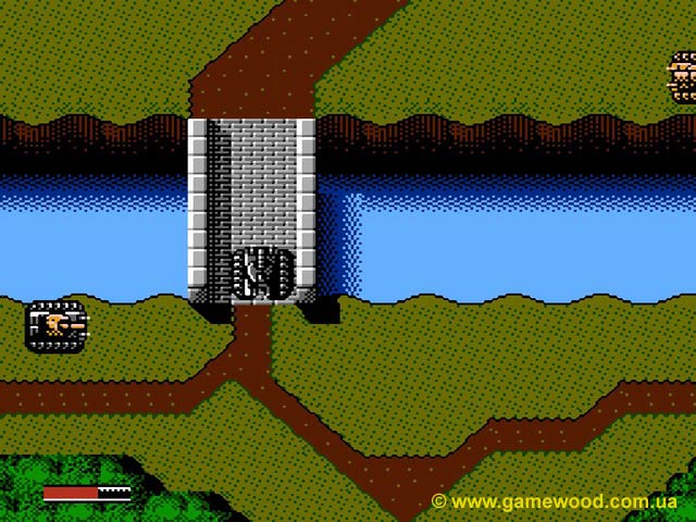 Скриншот игры Great Tank (Iron Tank: The Invasion of Normandy) | Dendy (NES) | В эти «танчики» стоит поиграть
