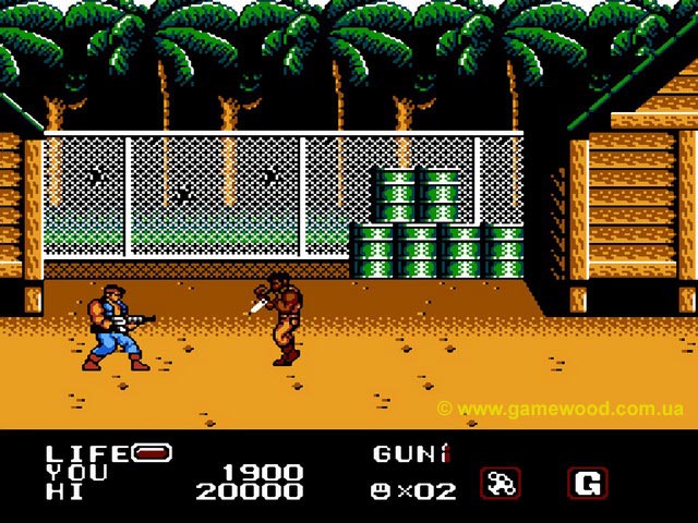 Скриншот игры P.O.W.: Prisoners of War (Datsugoku: Prisoners of War) | Dendy (NES) | Вражеский лагерь