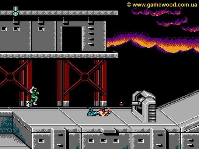Скриншот игры Super C (Super Contra, Probotector 2: Return of the Evil Forces) | Dendy (NES) | Вторая часть знаменитой игры Contra