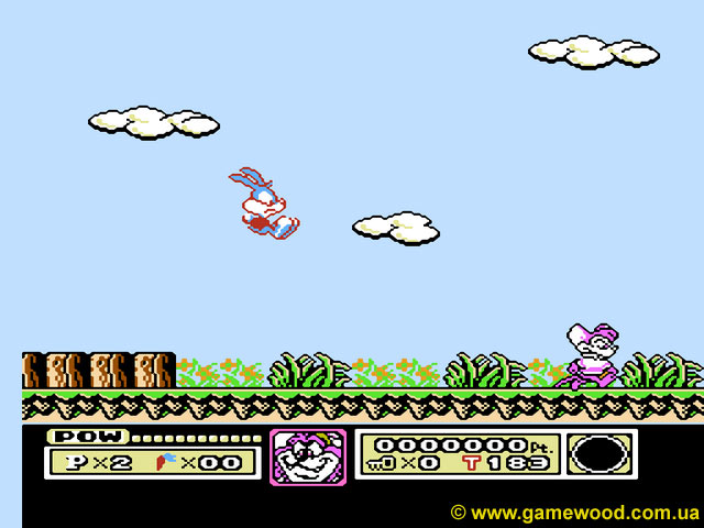 Скриншот игры Tiny Toon Adventures | Dendy (NES) | Любитель прыжков
