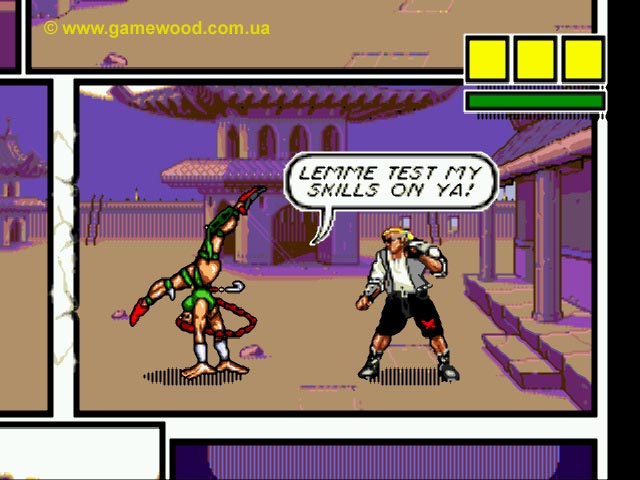 Скриншот игры Comix Zone | Sega Mega Drive 2 (Genesis) | Циркачи