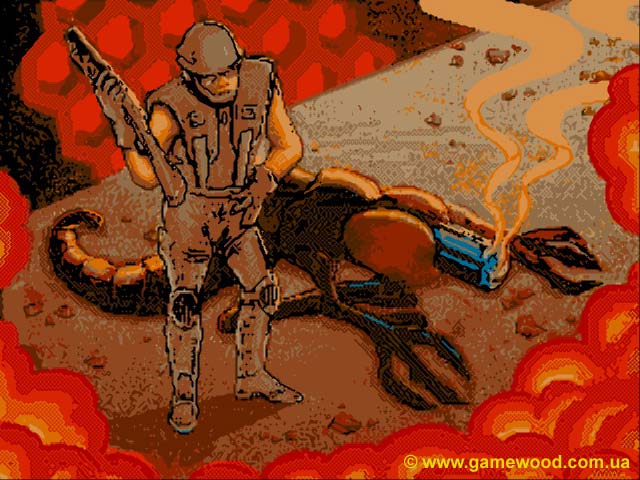 Скриншот игры Zero Tolerance | Sega Mega Drive 2 (Genesis) | Мёртвая муха