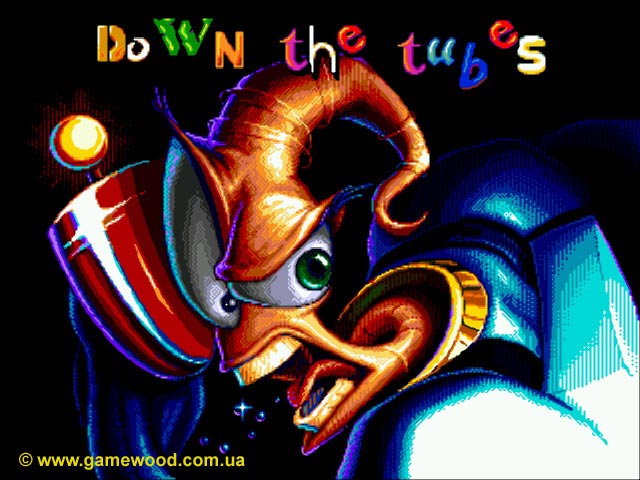 Скриншот игры Earthworm Jim («Червяк Джим») | Sega Mega Drive 2 (Genesis) | Червяк Джим собственной персоной