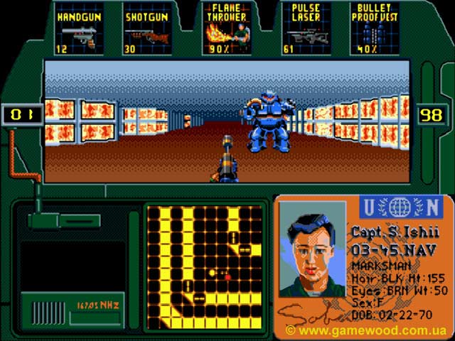 Скриншот игры Zero Tolerance | Sega Mega Drive 2 (Genesis) | Первый босс