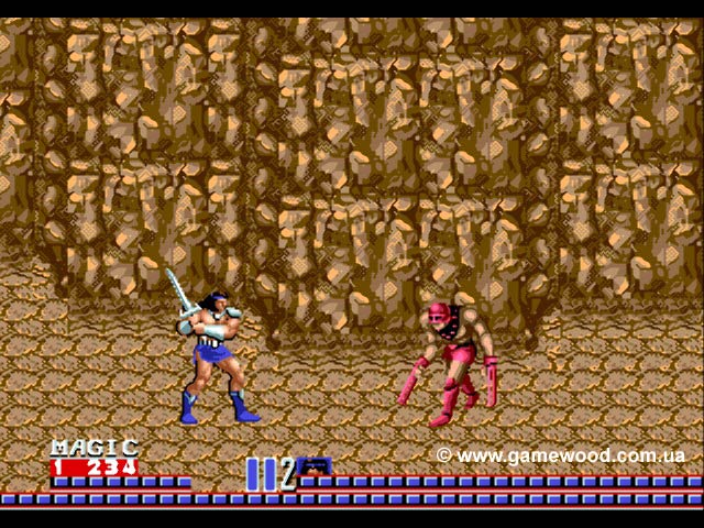 Скриншот игры Golden Axe 2 | Sega Mega Drive 2 (Genesis) | Бесконечная магия