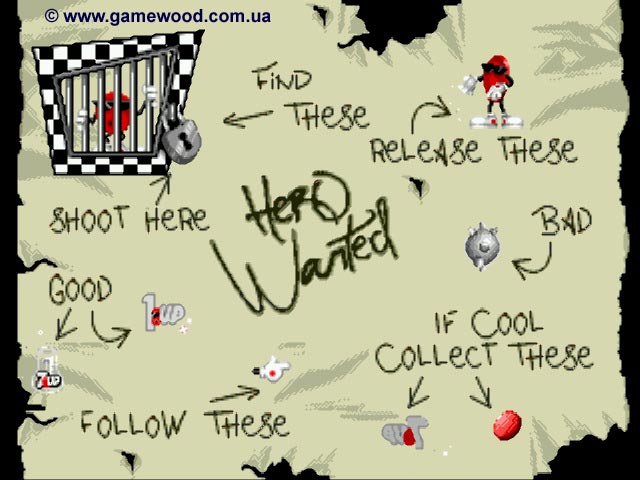 Скриншот игры Cool Spot («Крутой Спот») | Sega Mega Drive 2 (Genesis) | Руководство игрока