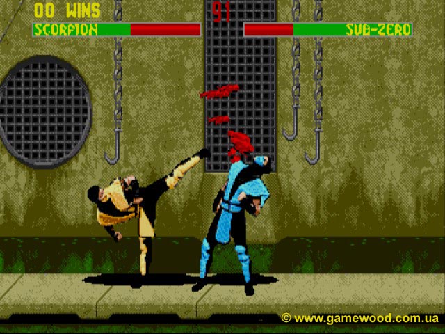 Скриншот игры Mortal Kombat 2 («Смертельный бой 2») | Sega Mega Drive 2 (Genesis) | Вечные враги