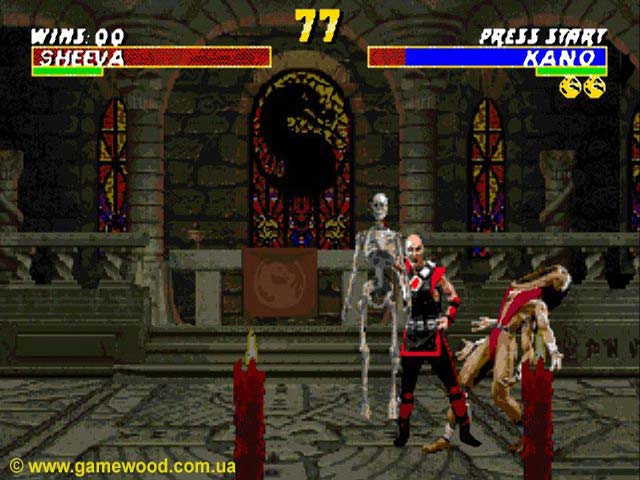Скриншот игры Mortal Kombat 3 («Смертельный бой 3», «Мортал Комбат 3») | Sega Mega Drive 2 (Genesis) | Мешок без костей