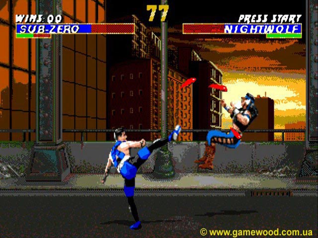 Скриншот игры Mortal Kombat 3 («Смертельный бой 3», «Мортал Комбат 3») | Sega Mega Drive 2 (Genesis) | Месть обидчику
