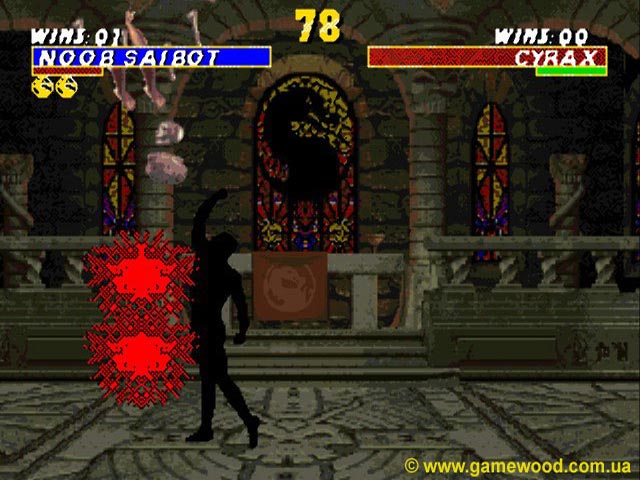 Скриншот игры Ultimate Mortal Kombat 3 («Смертельный бой 3. Дополненная версия», «Супер Мортал Комбат 3») | Sega Mega Drive 2 (Genesis) | Brutality