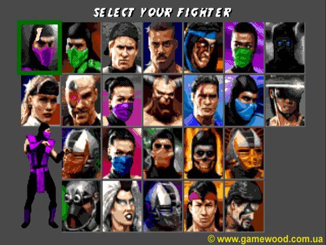 Скриншот игры Ultimate Mortal Kombat 3 («Смертельный бой 3. Дополненная версия», «Супер Мортал Комбат 3») | Sega Mega Drive 2 (Genesis) | Великие воины
