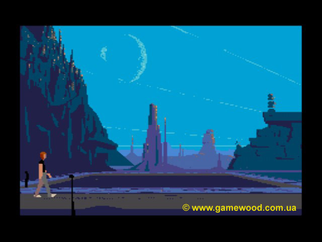 Скриншот игры Another World (Out of This World) | Sega Mega Drive 2 (Genesis) | Таинственное место