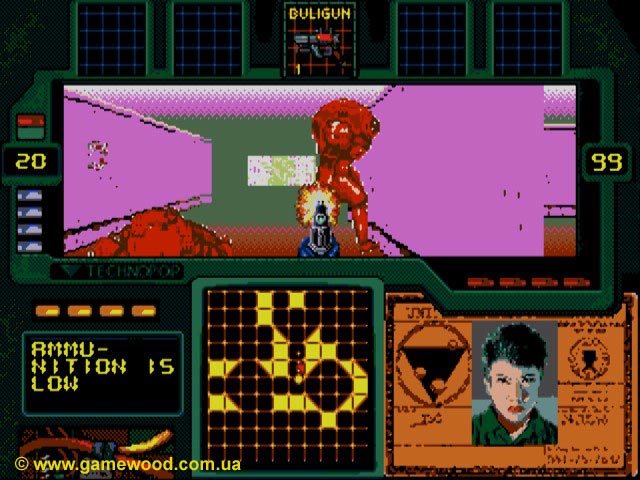 Скриншот игры Beyond Zero Tolerance | Sega Mega Drive 2 (Genesis) | Красный и опасный