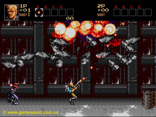 Скриншот игры Contra: Hard Corps (Contra: The Hard Corps, Probotector) | Sega Mega Drive 2 (Genesis) | Враг очень хитер