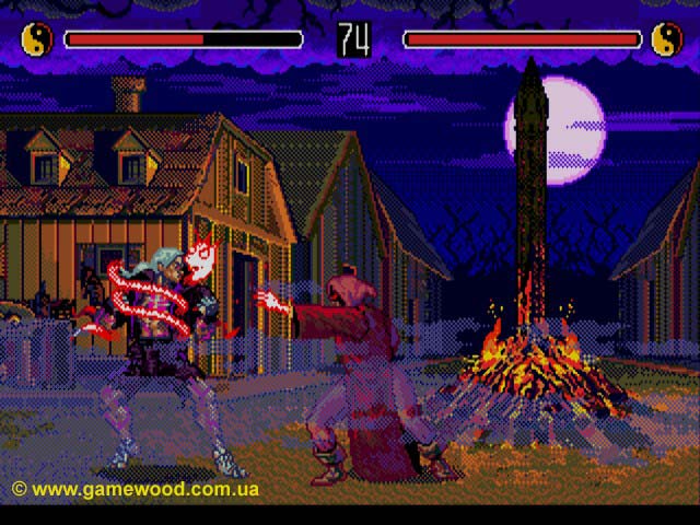 Скриншот игры Eternal Champions | Sega Mega Drive 2 (Genesis) | Магия против гипноза