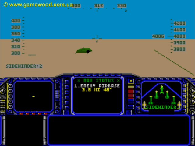 Скриншот игры F-117 - Stealth: Operation Night Storm (F-117: Night Storm) | Sega Mega Drive 2 (Genesis) | Операция «Ночной шторм»